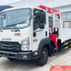 Xe Tải Isuzu FRR650 5 Tấn Gắn Cẩu Unic 3 Tấn 4 Khúc