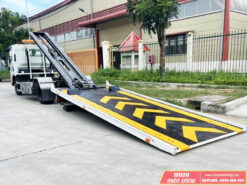 Xe cứu hộ sàn trượt Isuzu NPR 400 2T49 chở ô tô