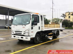Xe cứu hộ sàn trượt Isuzu NPR 400 2T49 chở ô tô