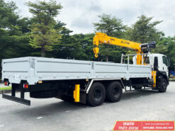 Xe Tải Isuzu 15 Tấn Gắn Cẩu Soosan SCS746L 8 Tấn 6 Khúc