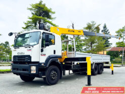 Xe Tải Isuzu 15 Tấn Gắn Cẩu Soosan SCS746L 8 Tấn 6 Khúc