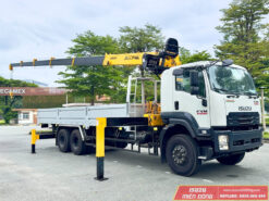 Xe Tải Isuzu 15 Tấn Gắn Cẩu Soosan SCS746L 8 Tấn 6 Khúc