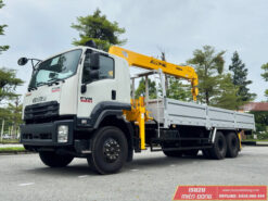Xe Tải Isuzu 15 Tấn Gắn Cẩu Soosan SCS746L 8 Tấn 6 Khúc