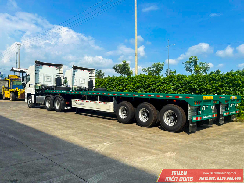 bàn giao 02 xe đầu kéo Isuzu EXZ 380Ps cho công ty Thép Việt Nhật