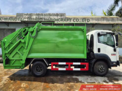 Xe Cuốn Ép Rác Isuzu FRR 650 9 Khối (9m3)