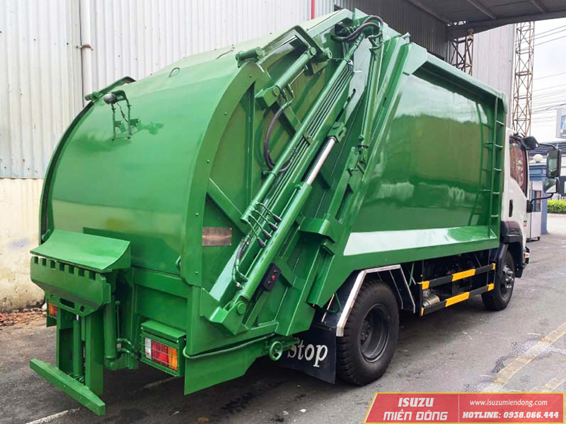 Xe Cuốn Ép Rác Isuzu FRR 650 9 Khối (9m3)