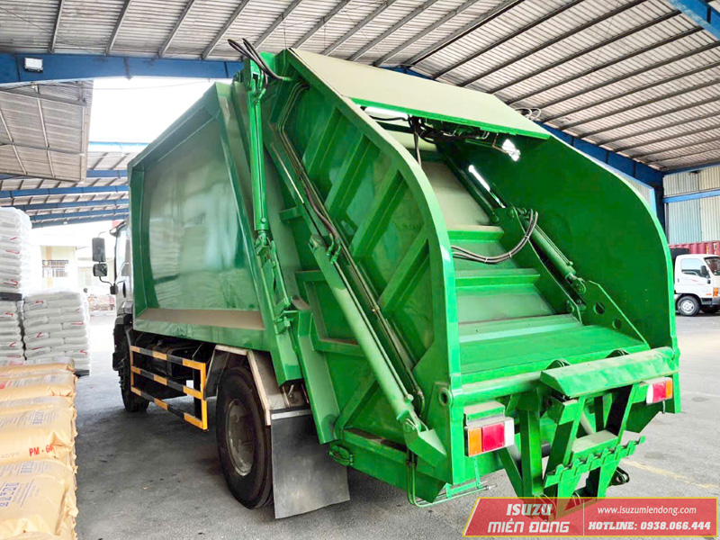 Xe Ép Rác Isuzu FVR 900 14 Khối - Ảnh 7